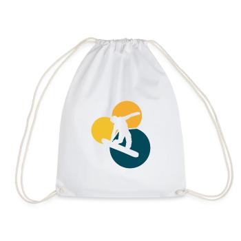 Snowboard Snowboarding - Sac de sport léger - blanc - Devant