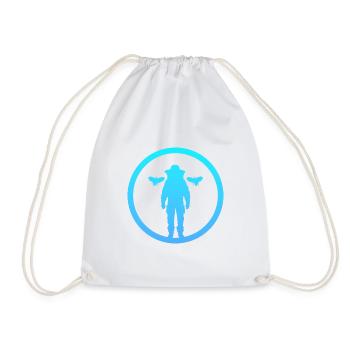 Bee Honeycomb Beekeeping - Drawstring Bag - white - Front