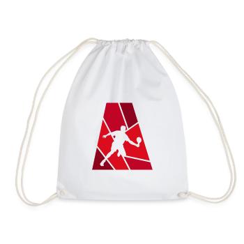 Pickleball Pickleball Bat Pickleball Game - Drawstring Bag - white - Front