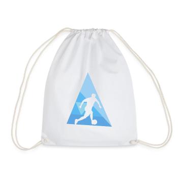 Beach Soccer Beach Soccer Beach Ball - Drawstring Bag - white - Front