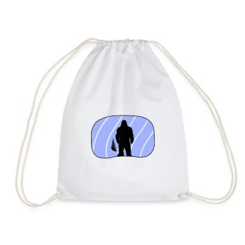 Big foot Bigfoot Big foot Lochness - Drawstring Bag - white - Front