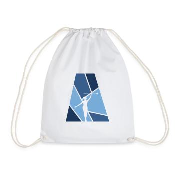 Bâton Twirling Twirling Rod Turning - Sac de sport léger - blanc - Devant