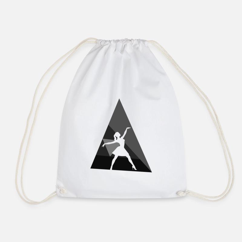 Ballet Ballet Ballet Dancer - Drawstring Bag - white