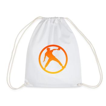 Raquette de tennis de table Joueur de tennis de table - Sac de sport léger - blanc - Devant