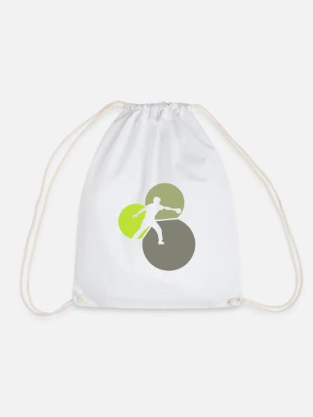 Tischtennisschläger Tennis Tischtennisschläger - Turnbeutel - Weiß