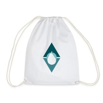 Vegan Avocado Avocado - Drawstring Bag - white - Front