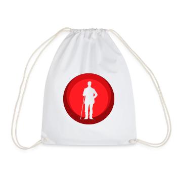 Billiard Player Billiards Billiard Player - Drawstring Bag - white - Front