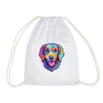 Formose Mountain Dog race Cartoon Kawaii Illustr - Sac de sport léger - blanc - Devant
