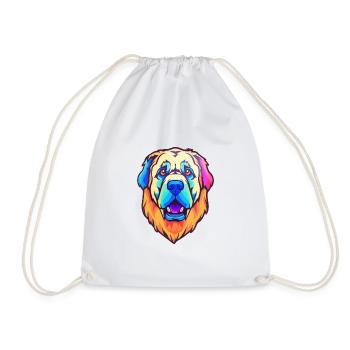Kangal chien race dessin animé Kawaii Illustration - Sac de sport léger - blanc - Devant