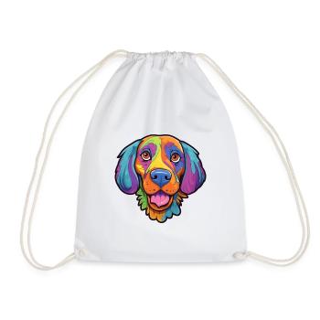 Sabueso Fino Colombiano race de chien dessin animé Kawaii I - Sac de sport léger - blanc - Devant