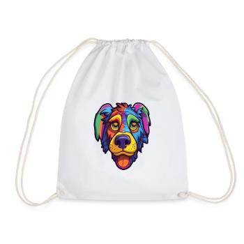 Cao De Seo Miguel Race De Chien Cartoon Kawaii Illustr - Sac de sport léger - blanc - Devant
