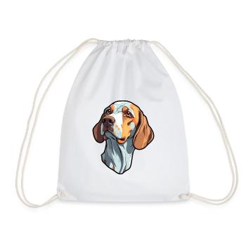 Burgos Pointer Chien Race Cartoon Kawaii Illustrati - Sac de sport léger - blanc - Devant