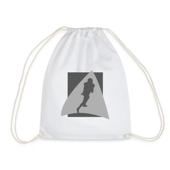 Quarterback Footballer - Drawstring Bag - white - Front