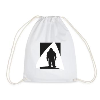Yeti Big foot Bigfoot Big foot - Turnbeutel - Weiß - Vorne