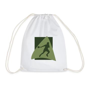 Raquette Squash Raquette de squash - Sac de sport léger - blanc - Devant