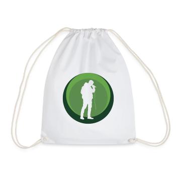 Beatboxing Beatboxer Djing - Drawstring Bag - white - Front