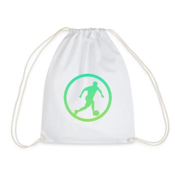 Beach Ball Beach Beach Soccer - Drawstring Bag - white - Front