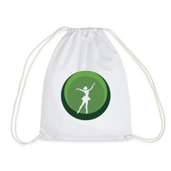 Danseuse de ballet Ballerine Danseuse de ballet - Sac de sport léger - blanc - Devant