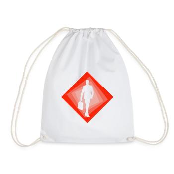 Banker Banks Businessman - Drawstring Bag - white - Front
