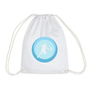 Pickleball Player Ball Sports Pickleball - Drawstring Bag - white - Front