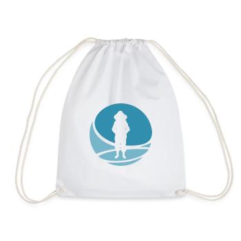 Abeille abeilles nid d’abeille - Sac de sport léger - blanc - Devant