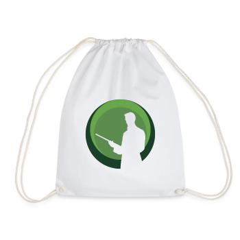 Billiard Player Billiard Ball Billiards - Drawstring Bag - white - Front