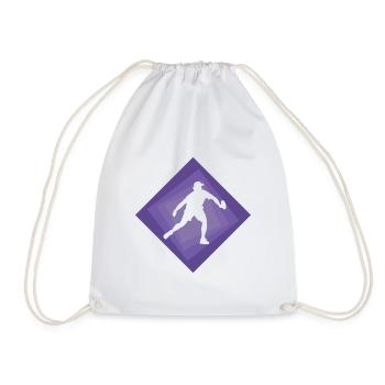 Pickleball Pickleball Racket Tennis - Drawstring Bag - white - Front