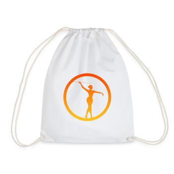 Bâton De Danse Virevoltant Danse - Sac de sport léger - blanc - Devant