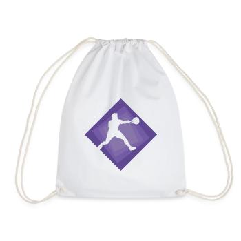 Rackets Squash Squash Rackets - Drawstring Bag - white - Front
