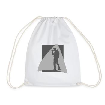 Streetmind Beatbox DJ - Drawstring Bag - white - Front