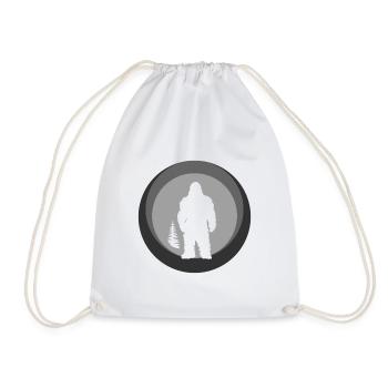 Lochness Yeti Big foot - Drawstring Bag - white - Front