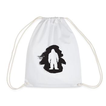 Big foot Lochness Bigfoot Lochness - Drawstring Bag - white - Front