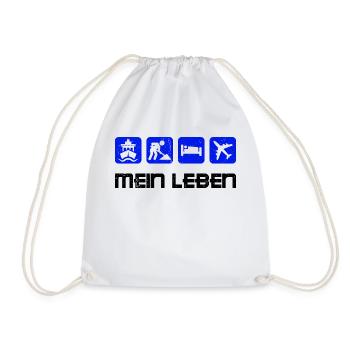 Job Statement Arbeiter Angestellter Arbeit - Turnbeutel - Weiß - Vorne