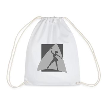 Danseuse de ballet Le Lac des cygnes Danseuse de ballet - Sac de sport léger - blanc - Devant