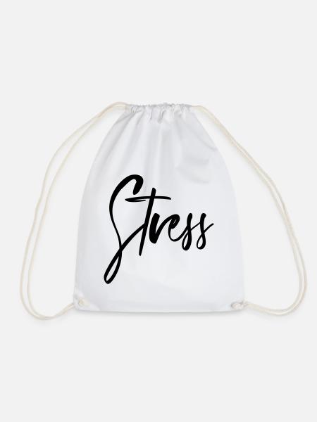 Stress - Turnbeutel - Weiß