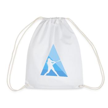 Softball Softball Player Softball Player - Drawstring Bag - white - Front