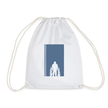 Big foot Bigfoot Bigfoot - Drawstring Bag - white - Front