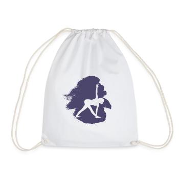 Meditation Yoga Meditation - Drawstring Bag - white - Front