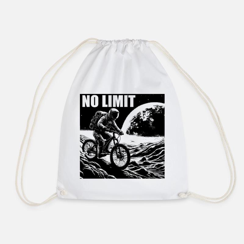 NO LIMIT - Drawstring Bag - white