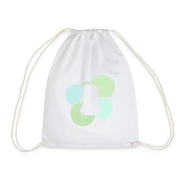 Backpacking hiking backpack - Drawstring Bag - white - Front