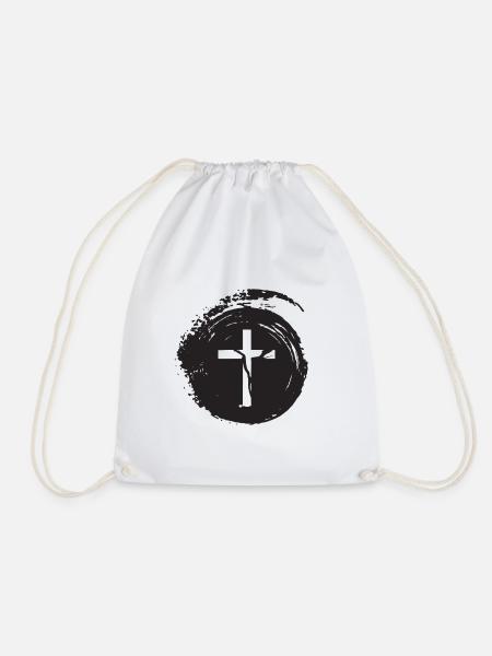 Kreuz Christus Christus - Turnbeutel - Weiß