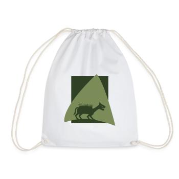 Fable de la licorne de conte de fées - Sac de sport léger - blanc - Devant