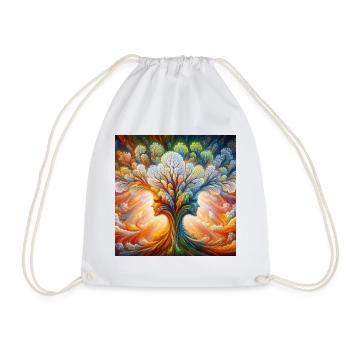 Arbre de Vie - Sac de sport léger - blanc - Devant