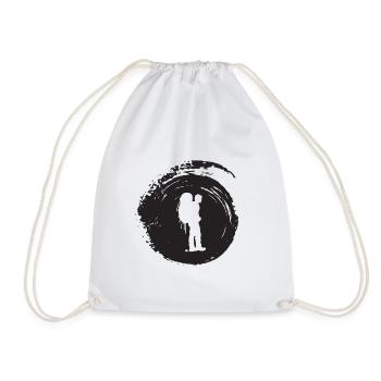 Backpack Hiking Pilgrim - Drawstring Bag - white - Front