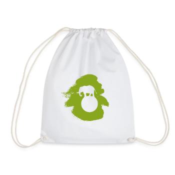 Elephant Elephant Clown - Drawstring Bag - white - Front