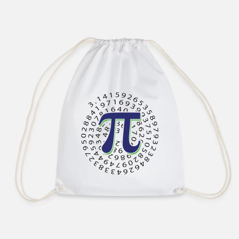 Pi-Tag - Glücklicher Pi-Tag - Turnbeutel - Weiß