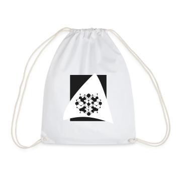 Cryptocurrency Coin Crypto - Drawstring Bag - white - Front