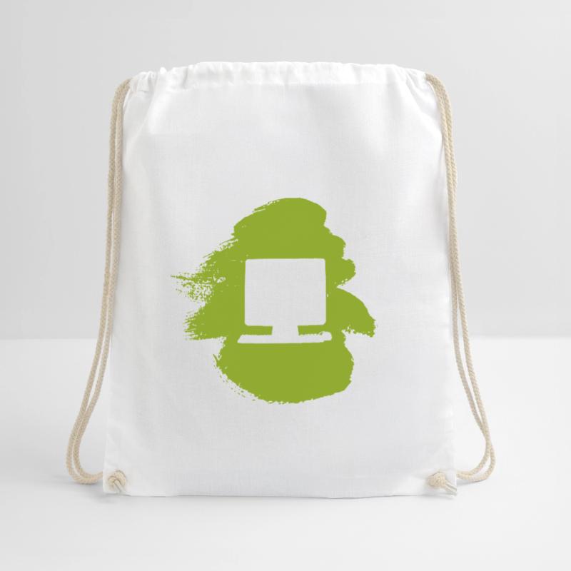 PC computer work computer work Drawstring Bag