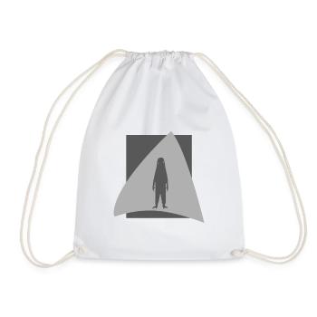 Fairy tale unicorn mythical animal - Drawstring Bag - white - Front