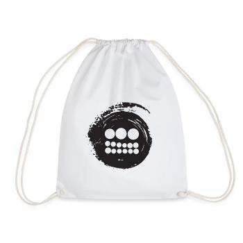 Coins Coins Coins - Drawstring Bag - white - Front